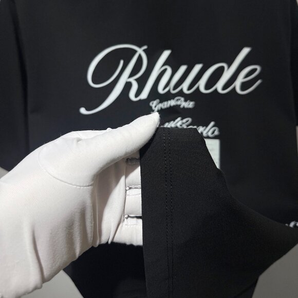 Rhude Heaven On Earth Black T-shirt - Picture 5 of 6